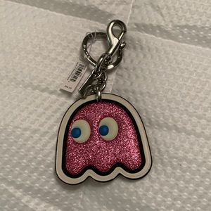 Coach PacMan Pinky Keychain